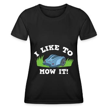 Tondeuse à gazon Robot Tondeuse à gazon Robot Tondeuse à gazon - T-shirt sport Femme - noir - Devant - AI Model Female 172 light (172cm)