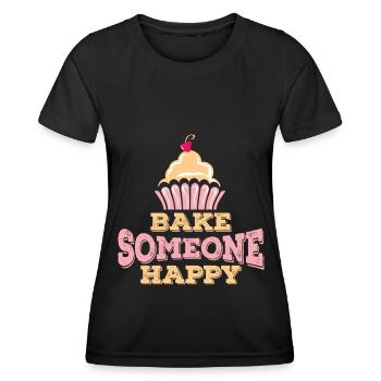 Baker Confectioner Cake Cake Confectionery - Women's Functional T-Shirt - black - Front - AI Model Female 172 light (172cm)