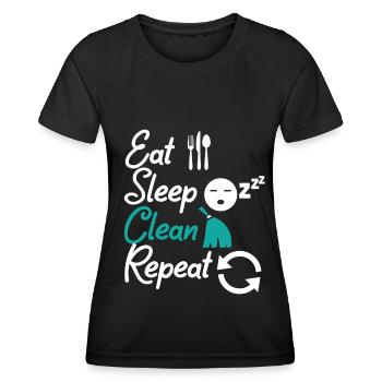 Caretaker Caretaker Facility Management - Women's Functional T-Shirt - black - Front - AI Model Female 172 light (172cm)