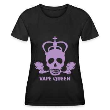 E-Zigarette E-Shisha Dampf Liquid - Frauen Funktions-T-Shirt - Schwarz - Vorne - AI Model Female 172 light (172cm)