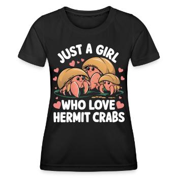 Crabe Crabe Crabe Crabe Crabe Crabe - T-shirt sport Femme - noir - Devant - AI Model Female 172 light (172cm)