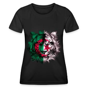 Algerien - Frauen Funktions-T-Shirt - Schwarz - Vorne - AI Model Female 172 light (172cm)
