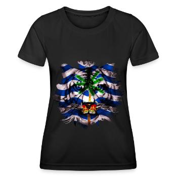British Indian Ocean Territory - Women's Functional T-Shirt - black - Front - AI Model Female 172 light (172cm)