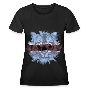 Botswana - Frauen Funktions-T-Shirt - Schwarz - Vorne - AI Model Female 172 light (172cm)