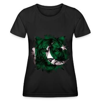 Pakistan - T-shirt sport Femme - noir - Devant - AI Model Female 172 light (172cm)
