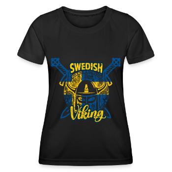 Swedish Viking - Women's Functional T-Shirt - black - Front - AI Model Female 172 light (172cm)