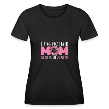 mother mum mom mum Geschenk - Frauen Funktions-T-Shirt - Schwarz - Vorne - AI Model Female 172 light (172cm)