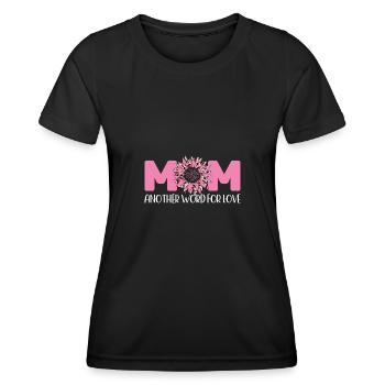 mother mum mom mum Geschenk - Frauen Funktions-T-Shirt - Schwarz - Vorne - AI Model Female 172 light (172cm)