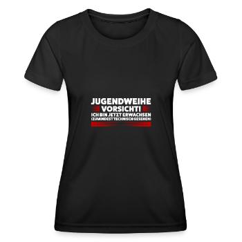 Jugendweihe Jugend Jugendliche Geschenk - Frauen Funktions-T-Shirt - Schwarz - Vorne - AI Model Female 172 light (172cm)