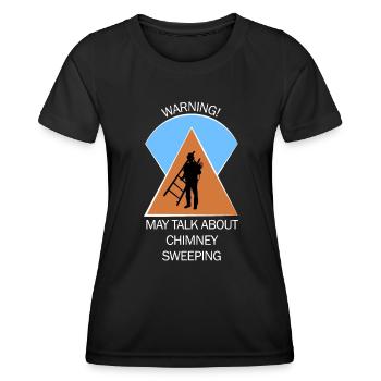 Ramoneur Ramoneur Ramoneur - T-shirt sport Femme - noir - Devant - AI Model Female 172 light (172cm)