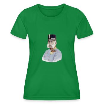 Kaiser Franz Joseph - Frauen Funktions-T-Shirt - Kelly Green - Vorne - AI Model Female 172 dark (172cm)