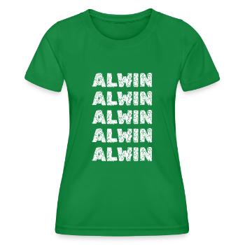 Alwin - Frauen Funktions-T-Shirt - Kelly Green - Vorne - AI Model Female 172 dark (172cm)