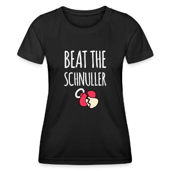Dites non à la sucette - T-shirt sport Femme - noir - Devant - AI Model Female 172 light (172cm)
