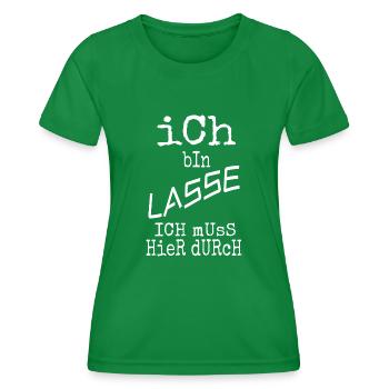 Leave - Women's Functional T-Shirt - kelly green - Front - AI Model Female 172 dark (172cm)