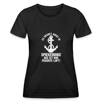 Spiekeroog Norddeutschland Seefahrer Geschenk - Frauen Funktions-T-Shirt - Schwarz - Vorne - AI Model Female 172 light (172cm)