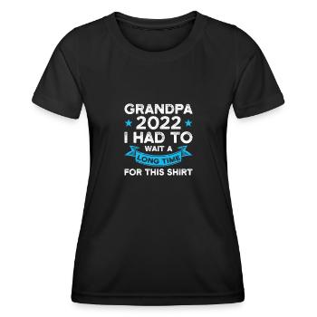 Großvater Großvater Großvater Geschenk - Frauen Funktions-T-Shirt - Schwarz - Vorne - AI Model Female 172 light (172cm)