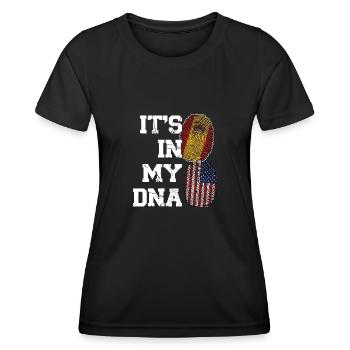 Spanisch Spanien Spanische Wurzeln Geschenk - Frauen Funktions-T-Shirt - Schwarz - Vorne - AI Model Female 172 light (172cm)