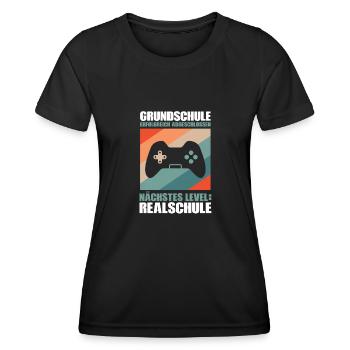Grundschule Abschluss Schulabschluss Geschenk - Frauen Funktions-T-Shirt - Schwarz - Vorne - AI Model Female 172 light (172cm)