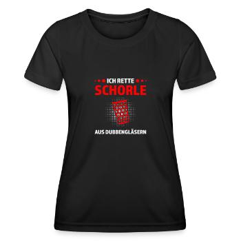 Schorle Pfälzer Pälzer Geschenk - Frauen Funktions-T-Shirt - Schwarz - Vorne - AI Model Female 172 light (172cm)