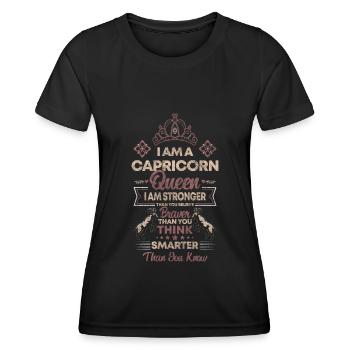Zodiac sign January ambition - Women's Functional T-Shirt - black - Front - AI Model Female 172 light (172cm)