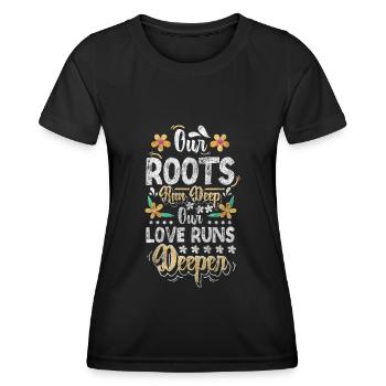 Family Family member - Women's Functional T-Shirt - black - Front - AI Model Female 172 light (172cm)
