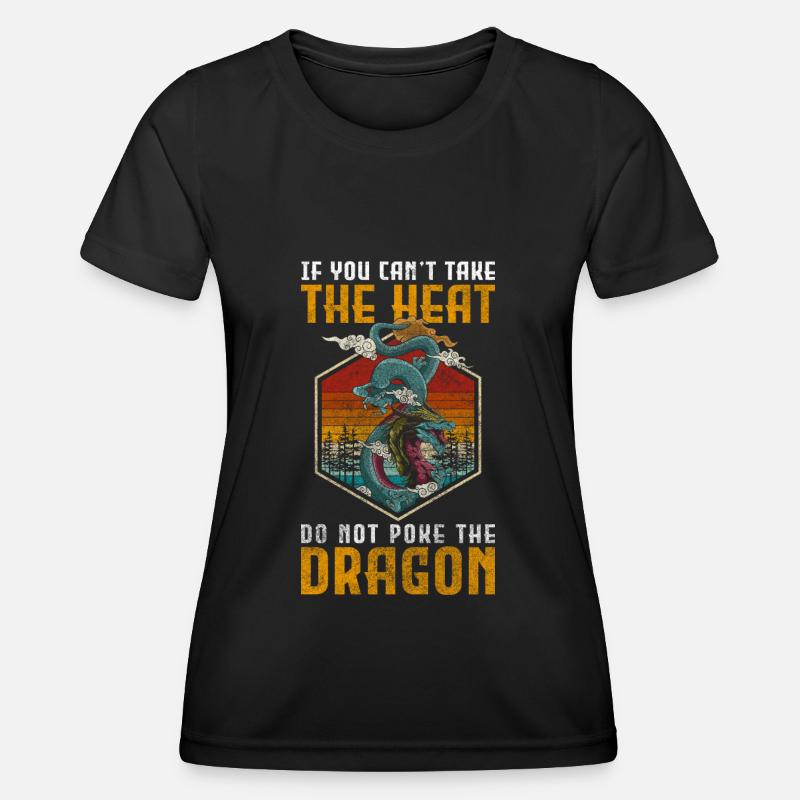 Fuoco Tribale Medievale Maglietta sportiva per donna