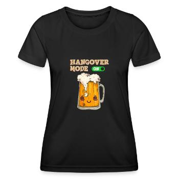 Beer Hangover mode ON - Frauen Funktions-T-Shirt - Schwarz - Vorne - AI Model Female 172 light (172cm)