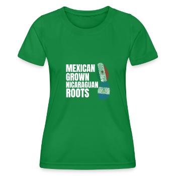 Basketball & Tacos Baseball Tacos Geschenk - Frauen Funktions-T-Shirt - Kelly Green - Vorne - AI Model Female 172 dark (172cm)