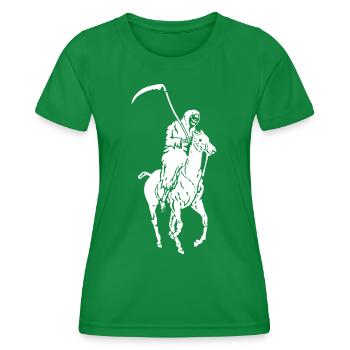 Mort - T-shirt sport Femme - vert - Devant - AI Model Female 172 dark (172cm)