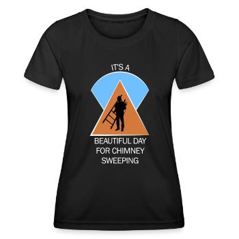 Ramoneur Ramoneur Ramoneur - T-shirt sport Femme - noir - Devant - AI Model Female 172 light (172cm)