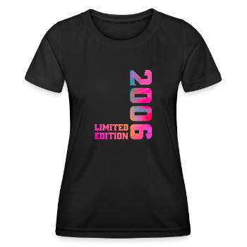 Limited Edition 2006 Anniversary Gift 2006 - Women's Functional T-Shirt - black - Front - AI Model Female 172 light (172cm)