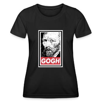 VAN GOGH OBEY - Women's Functional T-Shirt - black - Front - AI Model Female 172 light (172cm)