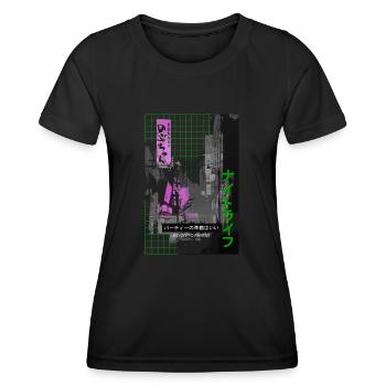 Ready To Party? Nightlife Tokio Japan - Frauen Funktions-T-Shirt - Schwarz - Vorne - AI Model Female 172 light (172cm)