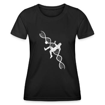 Fußballspieler Fußballmannschaft Fußballdesign - Frauen Funktions-T-Shirt - Schwarz - Vorne - AI Model Female 172 light (172cm)