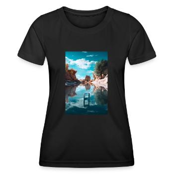 Geometry - Women's Functional T-Shirt - black - Front - AI Model Female 172 light (172cm)