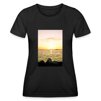 ocean - Women's Functional T-Shirt - black - Front - AI Model Female 172 light (172cm)