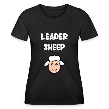 Leadersheep - Women's Functional T-Shirt - black - Front - AI Model Female 172 light (172cm)