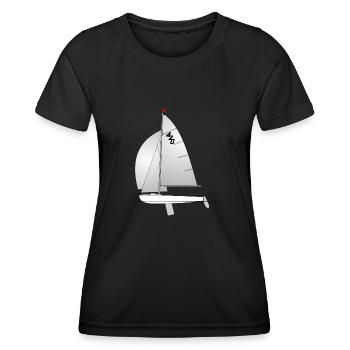 Fissure des années 420 - T-shirt sport Femme - noir - Devant - AI Model Female 172 light (172cm)