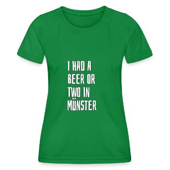 Münster - Frauen Funktions-T-Shirt - Kelly Green - Vorne - AI Model Female 172 dark (172cm)