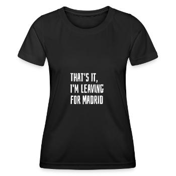 Madrid - Women's Functional T-Shirt - black - Front - AI Model Female 172 light (172cm)