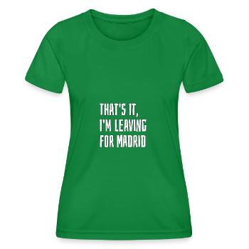 Madrid - Frauen Funktions-T-Shirt - Kelly Green - Vorne - AI Model Female 172 dark (172cm)