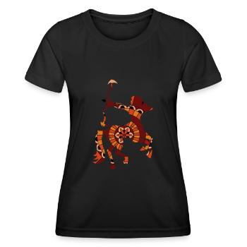 Sagittarius Zodiac Sign Horoscope Astrology - Women's Functional T-Shirt - black - Front - AI Model Female 172 light (172cm)