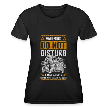 Miner Stones Profession - Women's Functional T-Shirt - black - Front - AI Model Female 172 light (172cm)