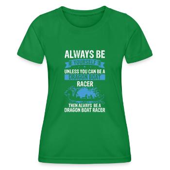 Festival chinois de course de bateaux-dragons - T-shirt sport Femme - vert - Devant - AI Model Female 172 dark (172cm)