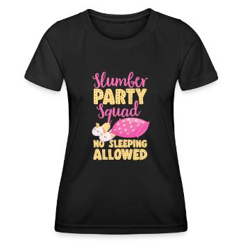 Soirée pyjama pyjama soirée pyjama - T-shirt sport Femme - noir - Devant - AI Model Female 172 light (172cm)