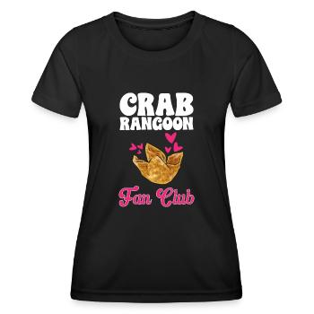 Krabben Rangoon Crab Rangoon - Women's Functional T-Shirt - black - Front - AI Model Female 172 light (172cm)