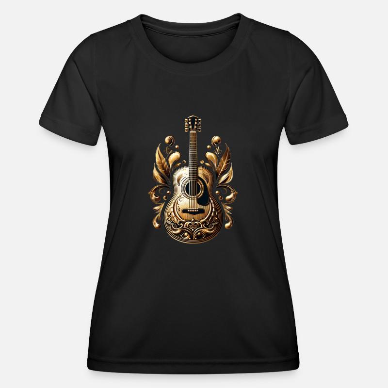 guitar - Women's Functional T-Shirt - black