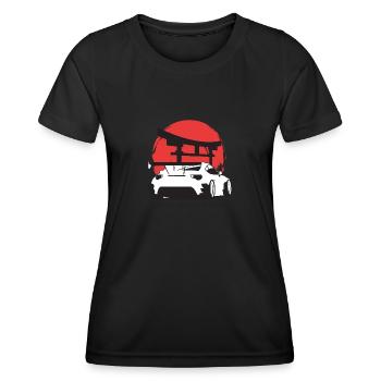 AE86 Japanese Domestic Market Gift JDM - Women's Functional T-Shirt - black - Front - AI Model Female 172 light (172cm)