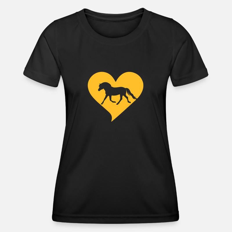 NorwegianHeart6 - Women's Functional T-Shirt - black