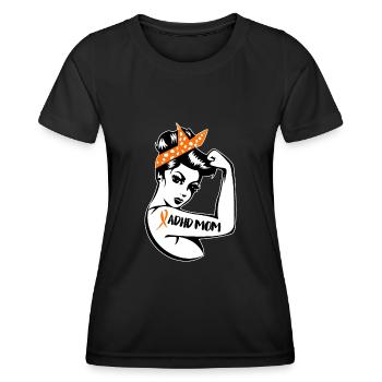 ADHD attention disorder - Women's Functional T-Shirt - black - Front - AI Model Female 172 light (172cm)